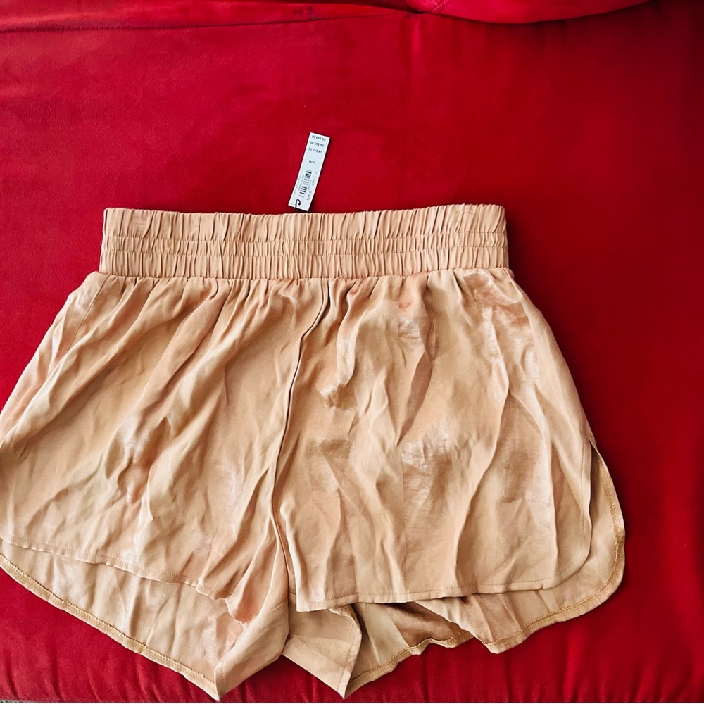 Victory secret shorts satin like shorts new condition with tags - Picture 2 of 5